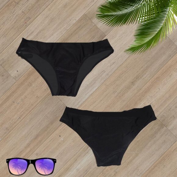 TEMPT ME BLACK MULTICOLRED ASYMMETERICAL SWIM DRESS WITH BOTTOMS SIZE MEDIUM NWT - Picture 5 of 5